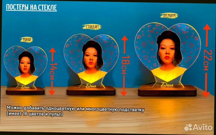 Постер рамка с фото на стекле А4 art097