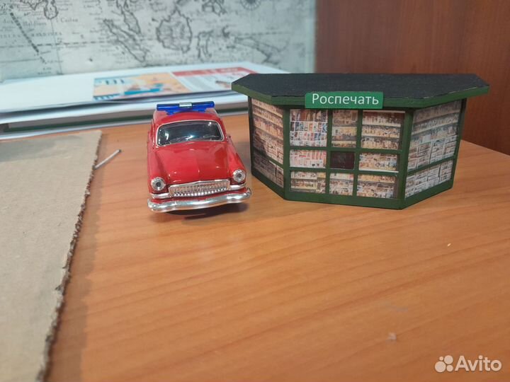 Модели 1:43. Макет киоск 