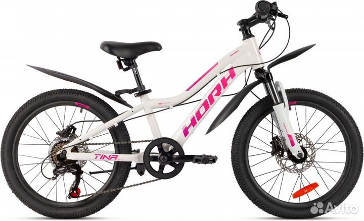 Велосипед horh tina tahd 2.0 20 (2023) White-Purpl