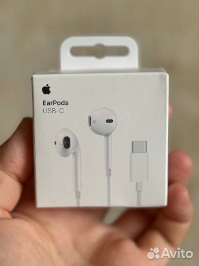 Наушники apple earpods(USB-C) оригинал