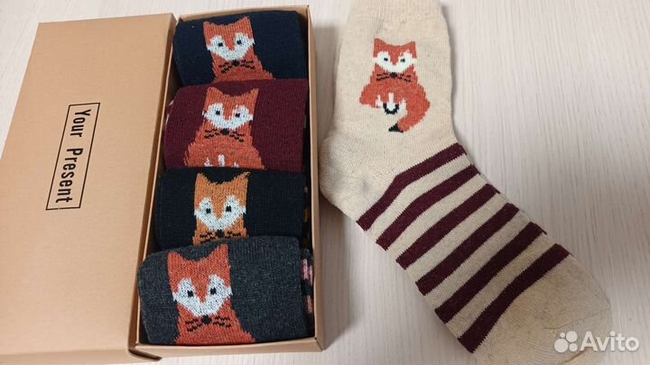 Носки женские с принтом