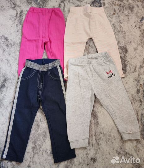 Вещи пакетом на девочку 74 80см