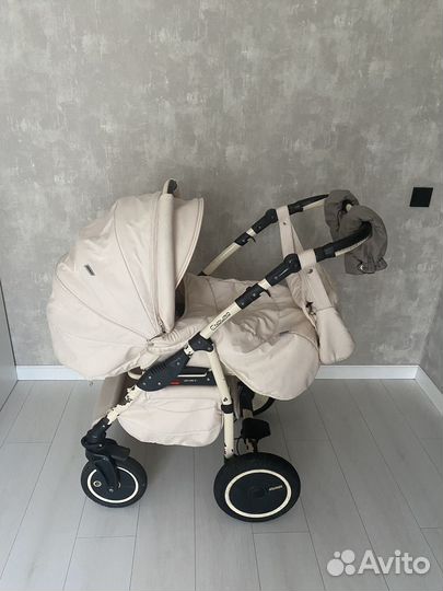 Коляска 2 в 1 эко кожа
