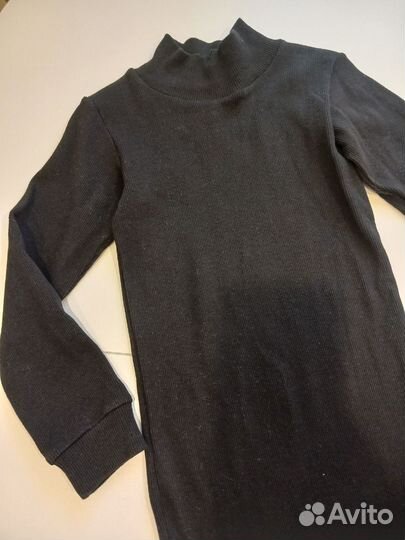 Платье для девочки в рубчик