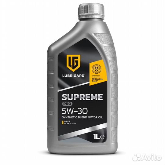 Масло lubrigard supreme PRO SAE 5W-30