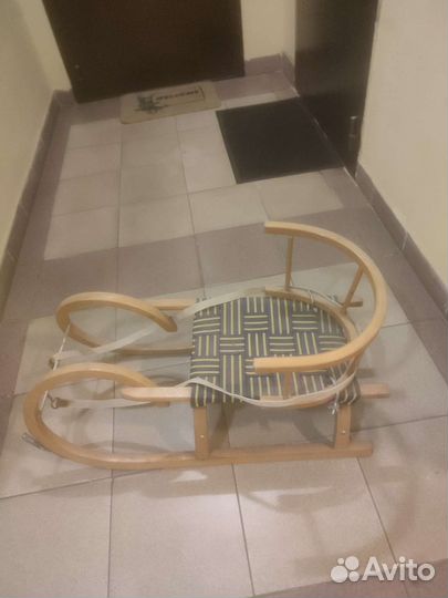 Санки деревянные