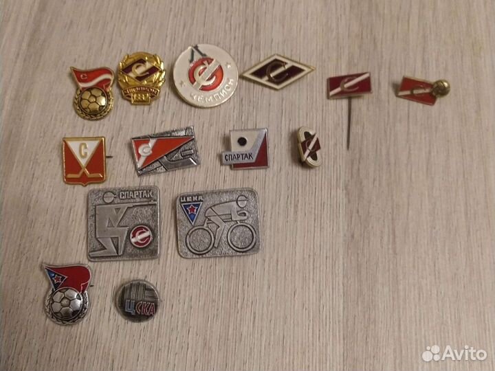 Значки Спартак, цска