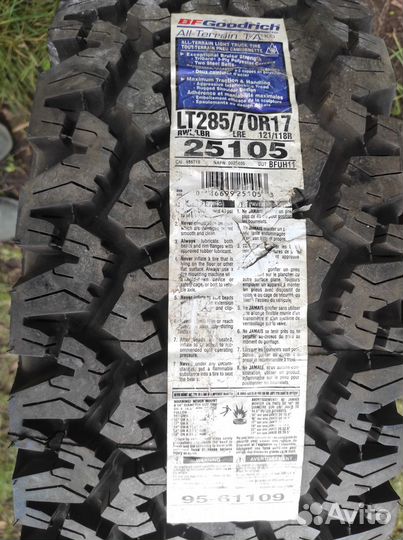 Bfgoodrich All-Terrain T/A KO2 285/70 R17