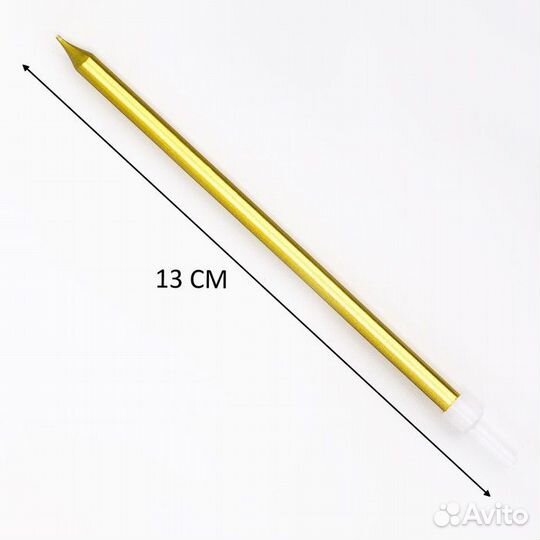 Свечи в торт 6 шт, высокие