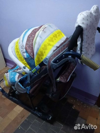 Коляска санки