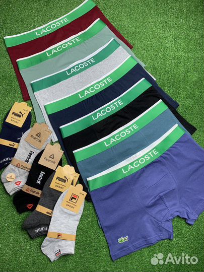 Трусы мужские боксеры lacoste