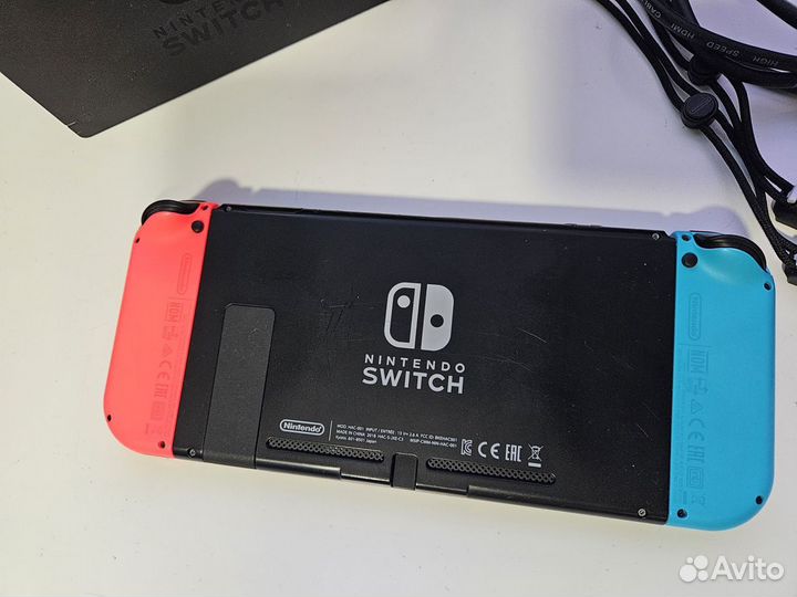 Nintendo switch 1 рев прошитый 128 гб чип