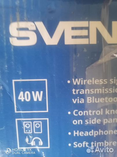 Колонки с bluetooth sven