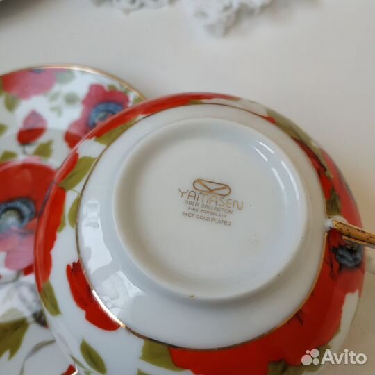 Бронь Чайный сервиз Yamasen Красный мак Япония