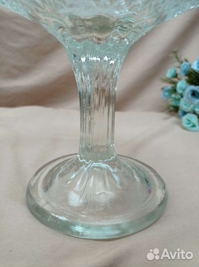 Ваза на ножке СССР, фруктовница