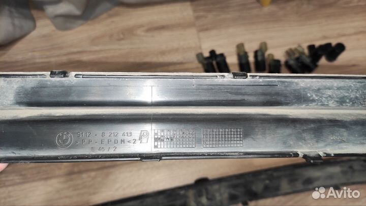 Накладка заднего бампера под парктроник bmw e46