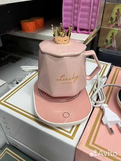 Кружка с подогревом подарочный набор ассортимент