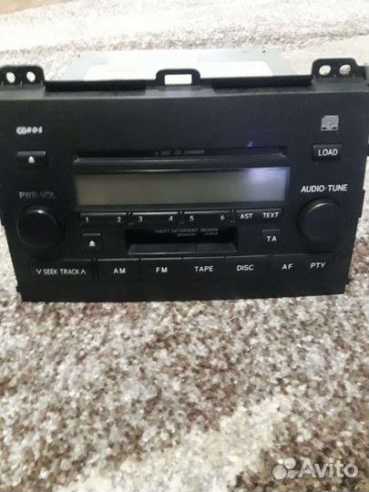 Магнитола штатная от Тойоты Ленд Крузер