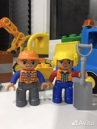 Лего Lego duplo экскаватор