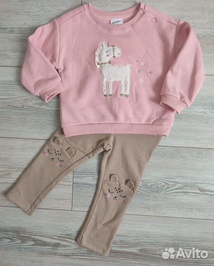 Пакет одежды для девочки 80-86