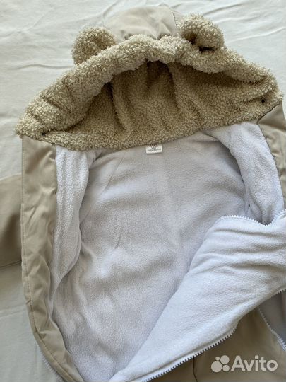 Зимний комбинезон для девочки 68