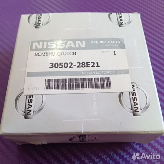 Подшипник выжимной 30502-28E21 Nissan AD