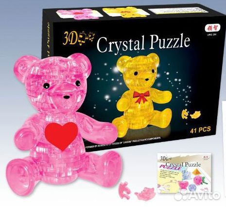 3D пазл мишка новый