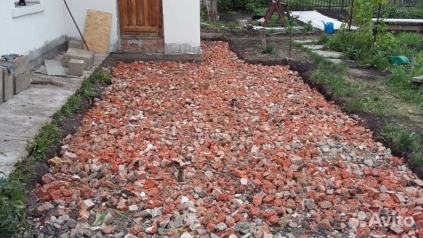 Материал для отсыпки дороги и въезда