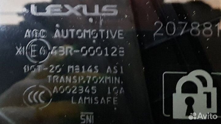 Стекло двери переднее правое Lexus Rx450H GYL25