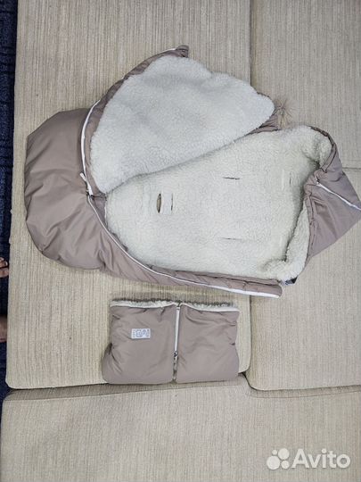 Зимний конверт в коляску