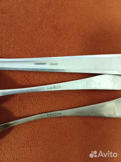 Столовые приборы серебро 800 проба