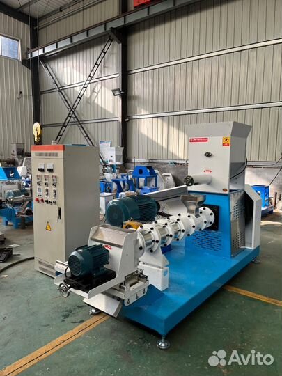 Экструдер для производства кормов животным и рыбам