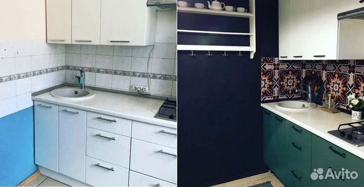 Изготовление мебельных фасадов в плёнке пвх