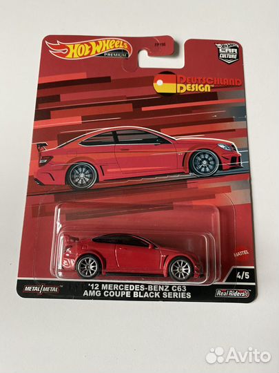 Hot wheels Premium Mercedes Benz C63 AMG