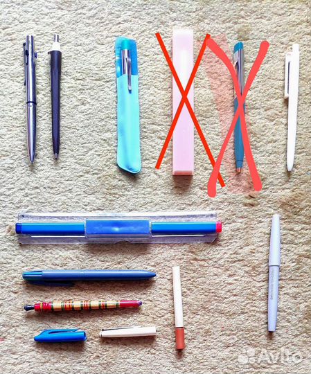 Советские шариковые и перьевые ручки