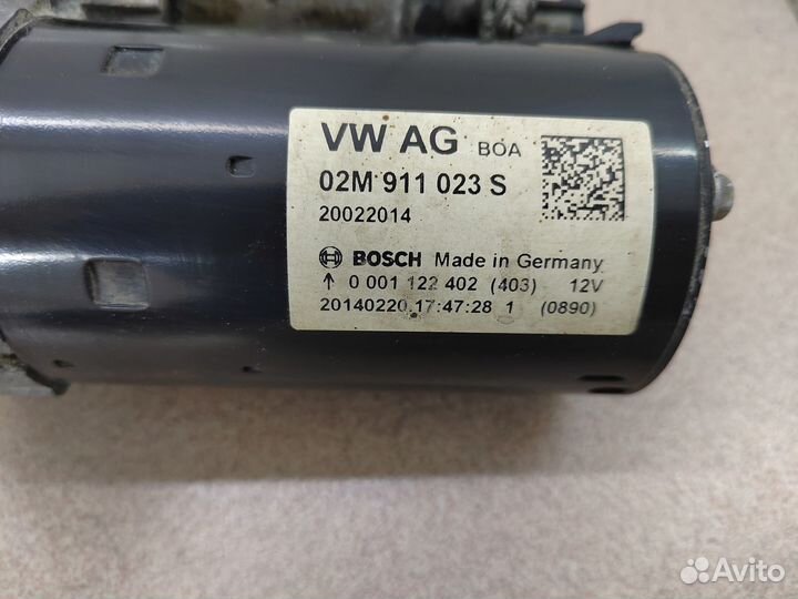 Стартер VAG VW Polo Jetta 1,6 АКПП 02M911023S