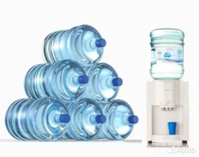 Вода в бутылях 19 л.для кулера