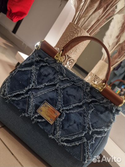 Сумка женская джинсовая Dolce&Gabbаnа