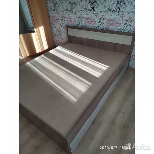 Кровать с ящиками кр - 604 Гармония 1.6