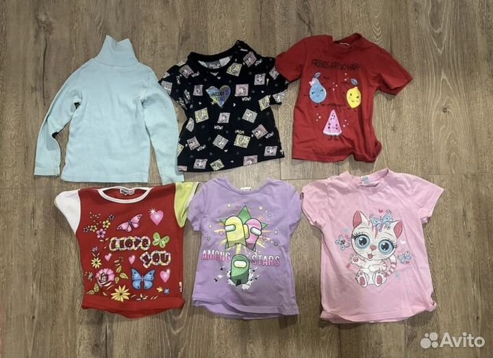 Детские вещи пакетом на девочку 98 104