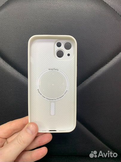 Чехол стеклянный Magsafe iPhone 13