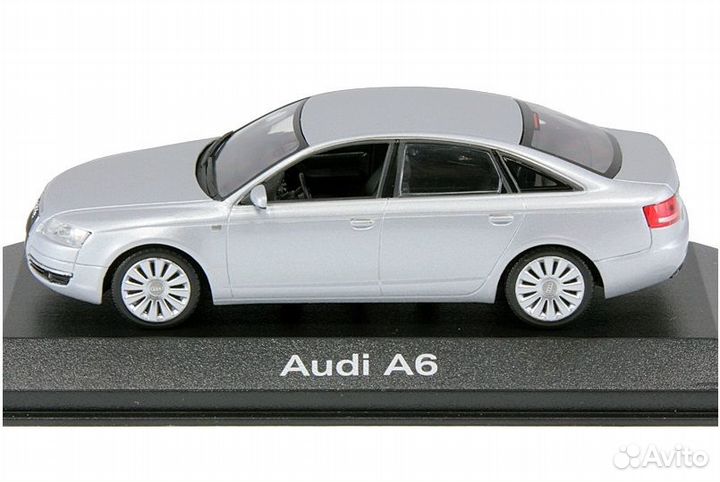 Модель Audi A6 (С6) silver 2004 1/43 Minichamps