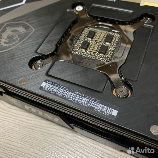 Видеокарта RTX 3080TI 12GB MSI Ventus OC