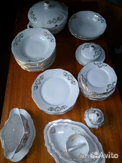 Сервиз фарфоровый столовый, Чехословакия,Богемия