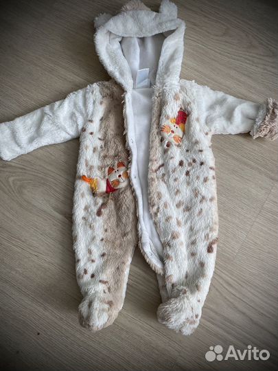 4 пакета детских вещей 56-68+комбинезон зимний