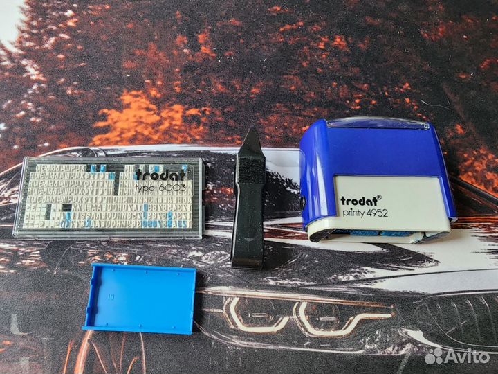 Печать самонаборная Shiny R-5842 и trodat 4952