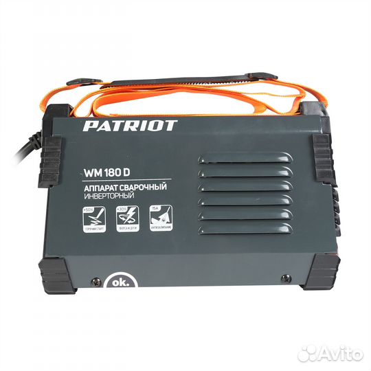 Аппарат сварочный инверторный patriot WM 180 D