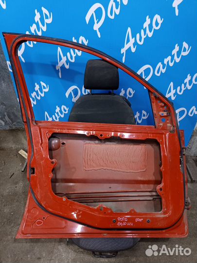Дверь Форд Фьюжн передняя левая красная