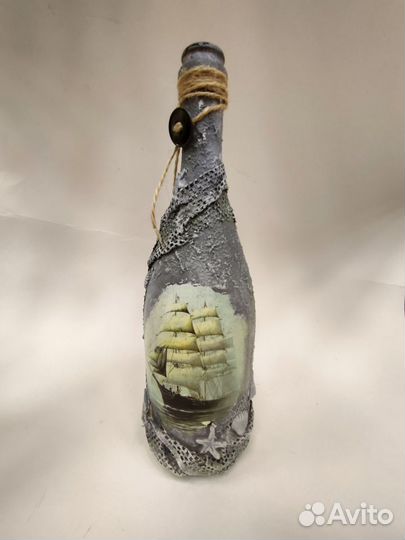 Декор бутылки