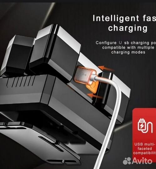 Мощный налобный фонарь 5 лампа